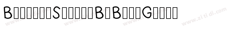 BurguesScriptBwBetoG字体转换