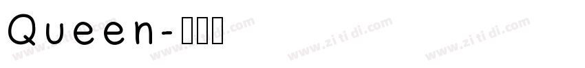 Queen字体转换