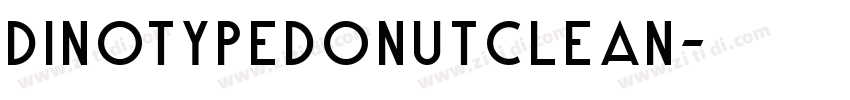dinotypedonutclean字体转换