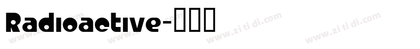 Radioactive字体转换