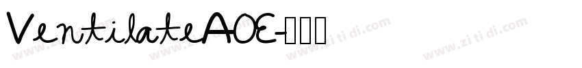 VentilateAOE字体转换