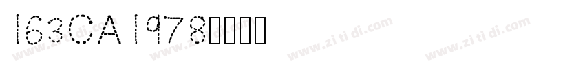 163CA1978字体转换