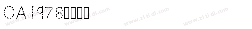 CA1978字体转换