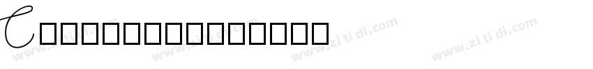 CANormalW01字体转换