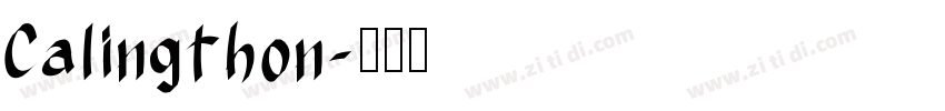 Calingthon字体转换