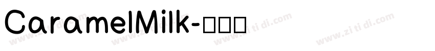 CaramelMilk字体转换