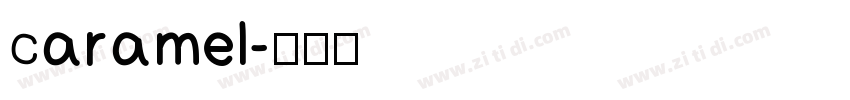 caramel字体转换