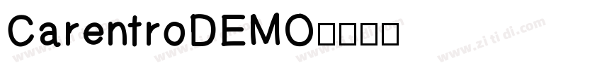 CarentroDEMO字体转换