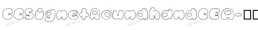 CCSignetRoundhandCEA字体转换