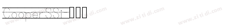 CooperSSi字体转换