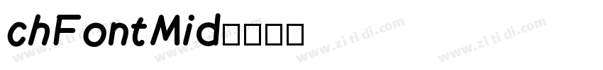 chFontMid字体转换