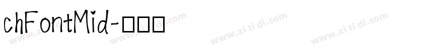 chFontMid字体转换