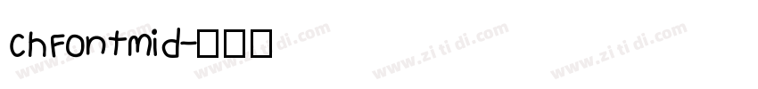 chFontMid字体转换