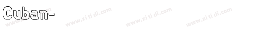 Cuban字体转换