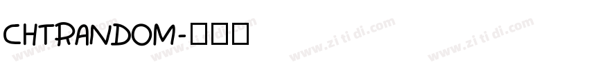 CHTRANDOM字体转换