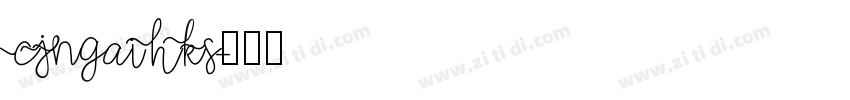 CJNgaiHKS字体转换