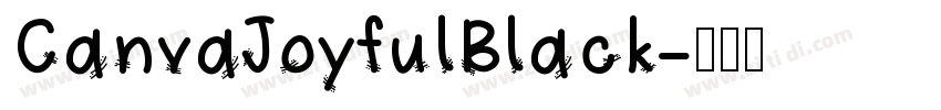 CanvaJoyfulBlack字体转换