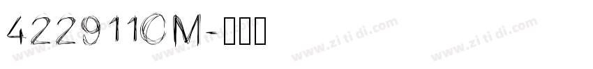 422911CM字体转换