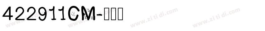 422911CM字体转换