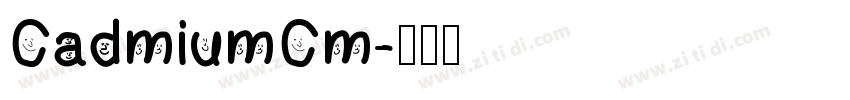 CadmiumCm字体转换