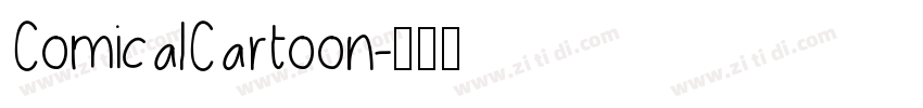 ComicalCartoon字体转换
