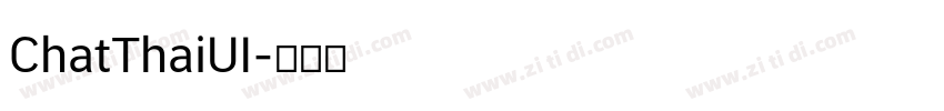 ChatThaiUI字体转换