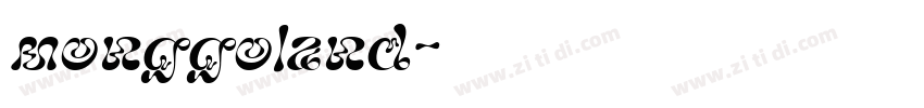 monggoland字体转换