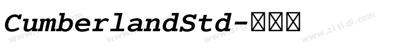 CumberlandStd字体转换