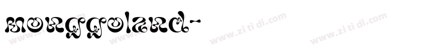 monggoland字体转换