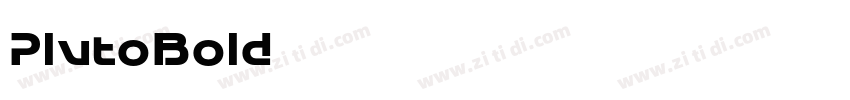 PlutoBold字体转换