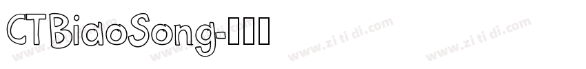 CTBiaoSong字体转换
