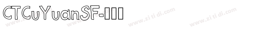 CTCuYuanSF字体转换