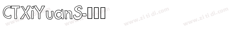 CTXiYuanS字体转换