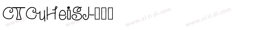 CTCuHeiSJ字体转换
