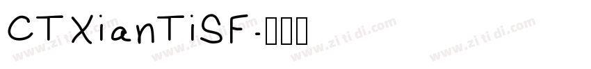 CTXianTiSF字体转换