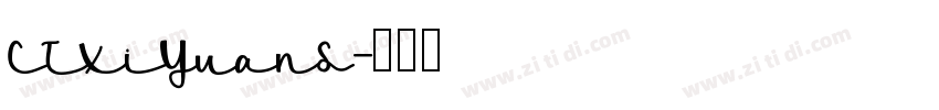 CTXiYuanS字体转换