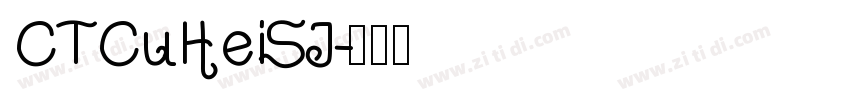 CTCuHeiSJ字体转换