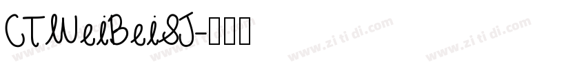 CTWeiBeiSJ字体转换