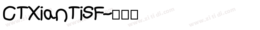 CTXianTiSF字体转换