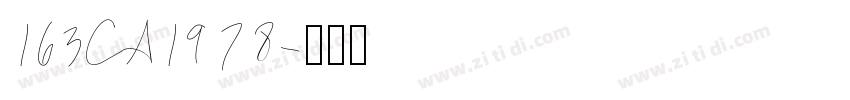 163CA1978字体转换