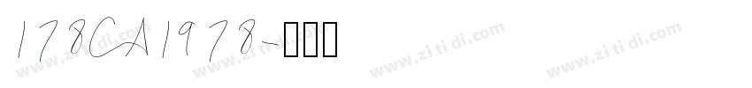 178CA1978字体转换