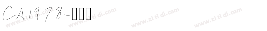 CA1978字体转换