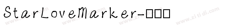 StarLoveMarker字体转换