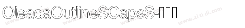 OleadaOutlineSCapsS字体转换