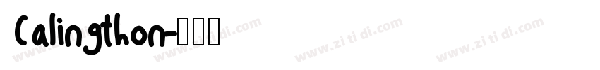 Calingthon字体转换