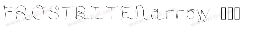 FROSTBITENarrow字体转换