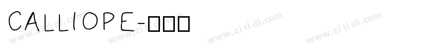 CALLIOPE字体转换