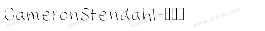 CameronStendahl字体转换