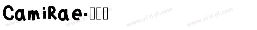 CamiRae字体转换