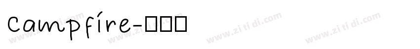 Campfire字体转换